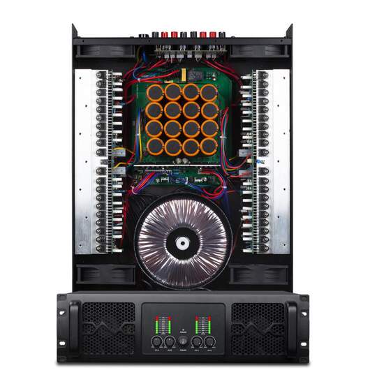 LMO功放机双四通道专业舞台演出婚庆音箱大功率KTV唱歌后级放大器