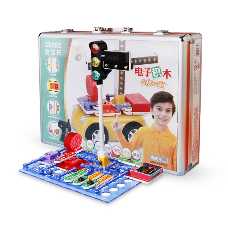 迪宝乐智能电子积木旗舰号初中小学生物理实验电路拼装微编程玩具,淘宝优惠券,粉丝福利购,淘宝优惠卷