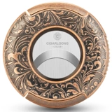 Яичные драконы сигар ножницы Портативная плоская резка резка из нержавеющей стали Островальная и прочная сигар с большим диаметром CE-25FJ