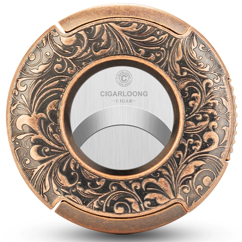 Яичные драконы сигар ножницы Портативная плоская резка резка из нержавеющей стали Островальная и прочная сигар с большим диаметром CE-25FJ