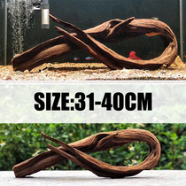 Two Horses Sink Wood 40cm Inner Mini ADA Fish Tank Water Family Building Boutique Sinkwood Small Mini Water Grass Bottom Sand