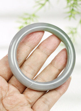 古晨和田玉冰烟紫翠青手镯