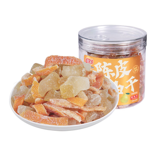 佳宝 陈皮蜜柚干罐装混合果干蜜饯零食蜂蜜陈皮蜜柚干