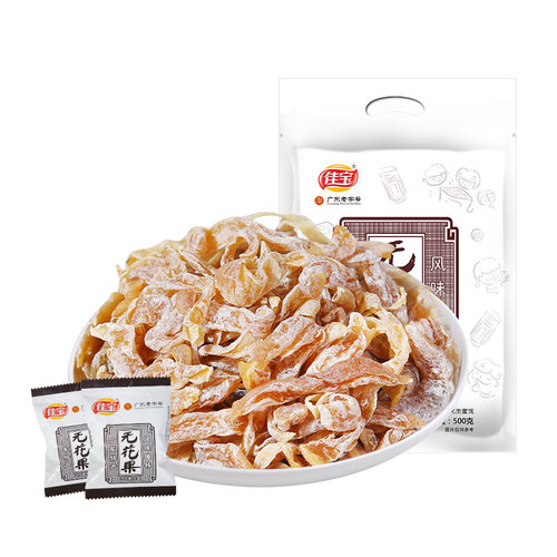 佳宝无花果丝500g木瓜丝果干8090后小时候怀旧小卖部童年休闲零食 - 图3