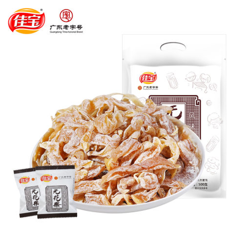佳宝无花果丝500g木瓜丝果干8090后小时候怀旧小卖部童年休闲零食 - 图0