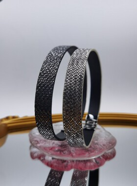 雷鬼元素原创私人订制款沙蛇黑项圈嘻哈街舞百搭款超闪亮