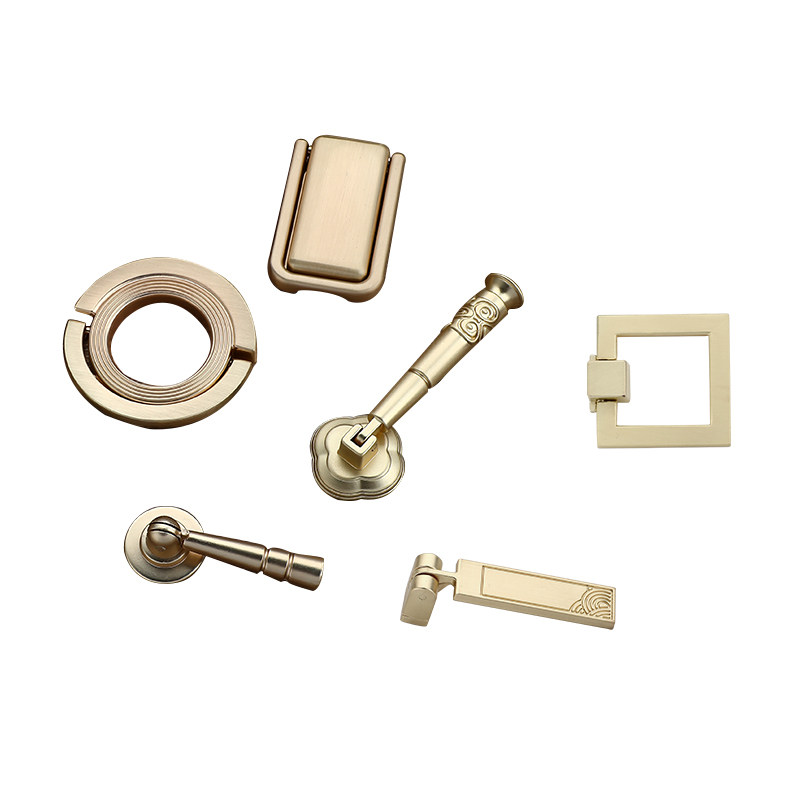 新中式金色橱柜门抽屉暗扣环拉手铜拉丝仿铜衣柜锌合金单孔拉手,淘宝优惠券,粉丝福利购,淘宝优惠卷