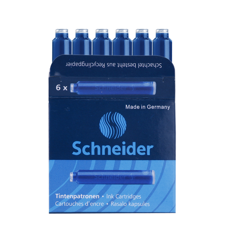 3盒包邮德国进口Schneider施耐德钢笔墨囊欧标施耐德钢笔通用 - 图3