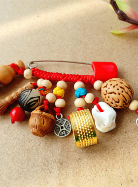 新生孕妇别针狗牙挂饰件葫芦