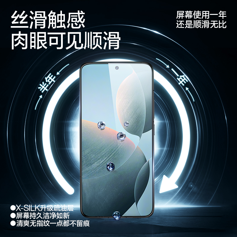 闪魔适用k70钢化膜K70Pro手机膜note13无尘仓新款70E全覆盖冠军版13Pro全包高清玻璃Redmi防爆抗指纹保护贴膜-图2