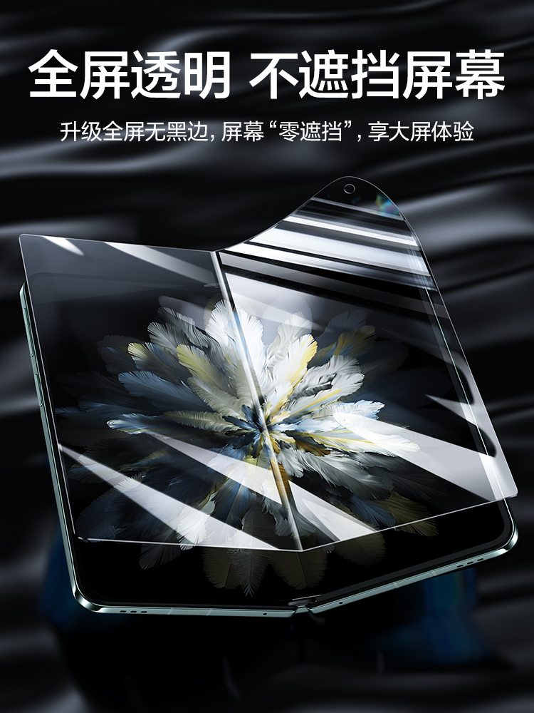 闪魔适用于OPPO Find N2手机膜折叠屏oppofind n3高清钢化软膜findn2水凝全屏findn3flip内外抗指纹背膜贴膜 - 图1