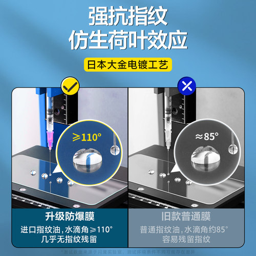 闪魔适用于华为P40钢化膜p40高清抗蓝光防爆防指纹无尘无纹5G手机玻璃保护贴膜 - 图0
