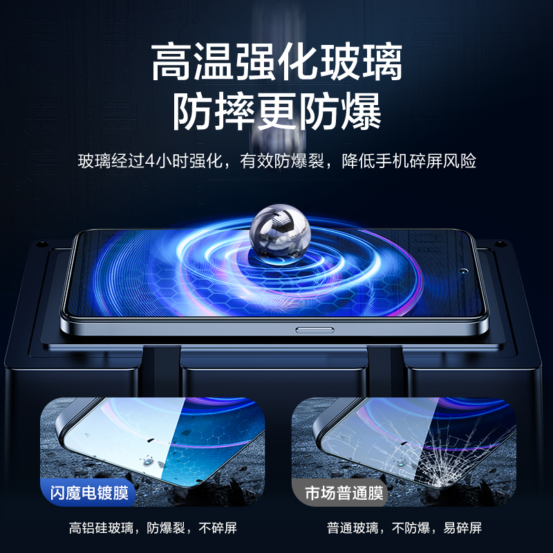 闪魔一加ACE钢化膜oneplusAce竞速版保护膜1+AcePro高清全屏ace2/3水凝Ace2v玻璃9rt防指纹10/11/12手机摸78t - 图1