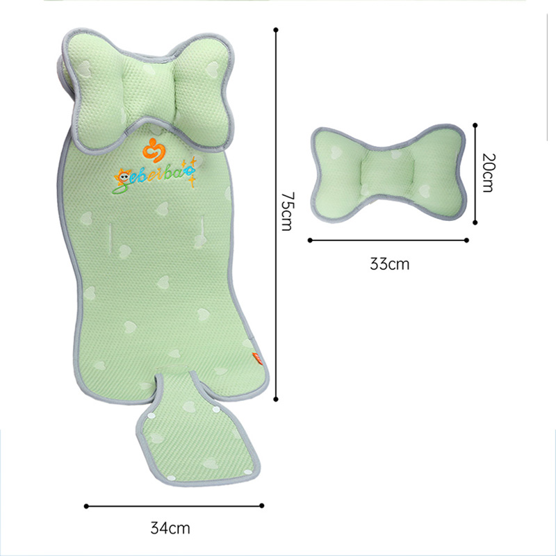 丸丫t6二代遛娃神器坐垫婴儿推车冰丝凉席babyvovo溜娃通用配件夏 - 图3