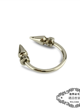 潮牌ROCK HEARTS钉子戒指 指环 尾戒指 王一博 网红同款 S925纯银