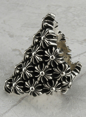 925银夸张嘻哈风戒指小红书同款