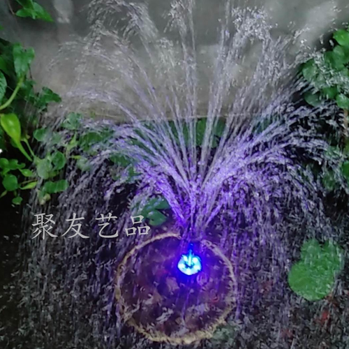 礼花喷泉园艺水景水池单双层花洒喇叭花喷头婚礼布场造景DIY喷泉 - 图0