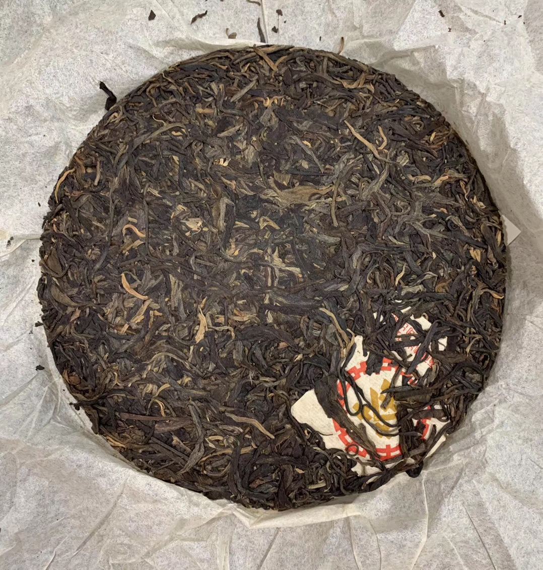 普洱茶生茶 2003年 黄印云南七子饼茶 橙印青饼 古树茶7532小黄印