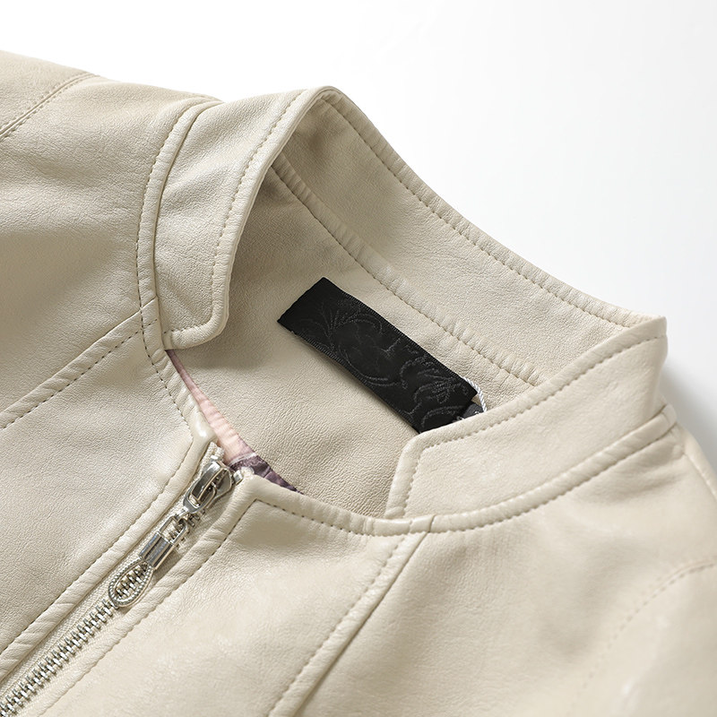 绵羊皮短款外套女修身真皮海宁单皮女士2025秋冬新品皮夹克女皮衣,淘宝优惠券,粉丝福利购,淘宝优惠卷