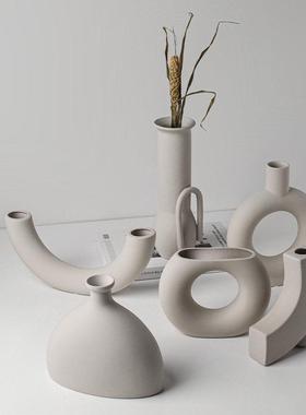 贝汉美北欧ins素胚花瓶插花创意家居客厅玄关电视柜装饰艺术摆件