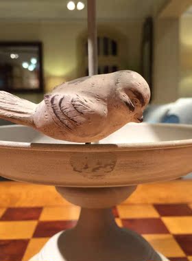 美式乡村风白色做旧铁艺装饰品