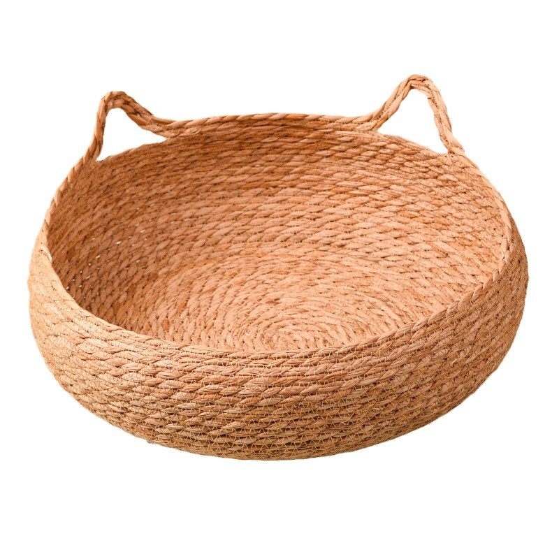 草编藤编猫窝四季通用夏季夏天清凉网红猫抓窝猫舍猫房子宠物窝猫,淘宝优惠券,粉丝福利购,淘宝优惠卷