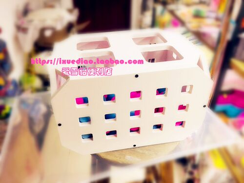 满68包邮 宠物雪貂海洋球池欢乐箱玩具箱多孔可钻多功能户外吊床 - 图1