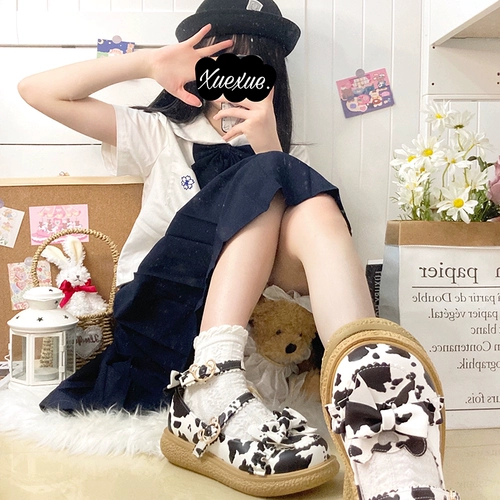 Оригинальная обувь, милые туфли, с медвежатами, стиль Лолита