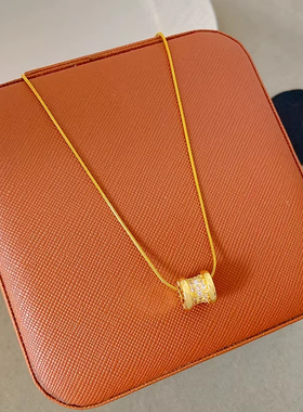 轻奢微镶锆石小蛮腰锁骨链女款