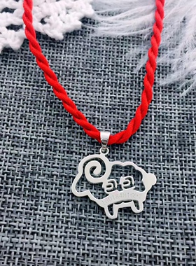 儿童防走失牌纯银生日礼物