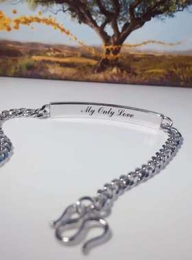 mumu私人定制银牌刻字生日礼物