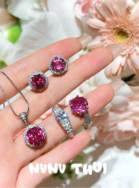 珠宝意大利朗姆酒红宝石玫瑰切