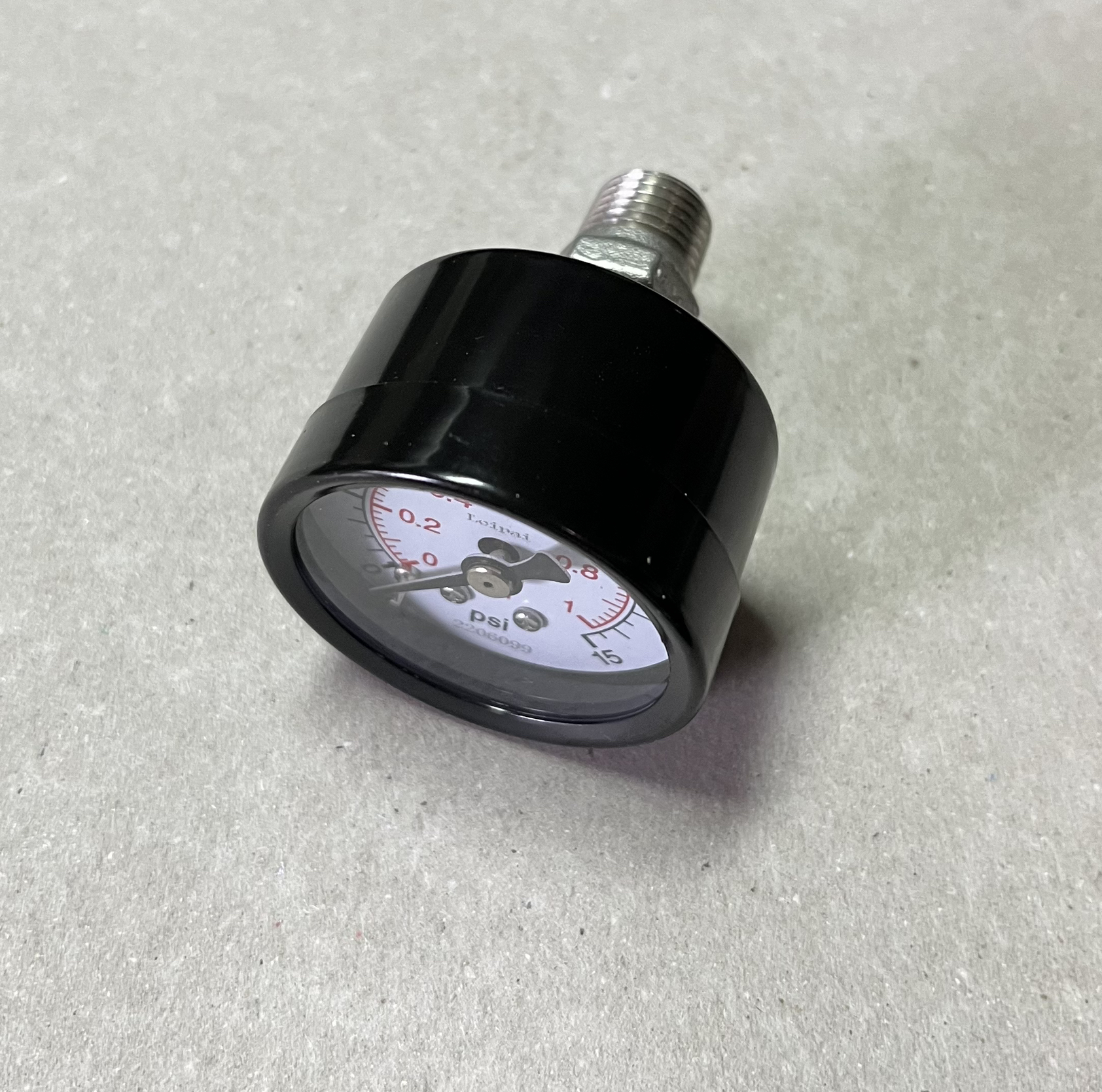 1bar 15psi 直径40mm Y-40Z 轴向压力表 螺纹ZG1/8 PT1/8 气水压 - 图1