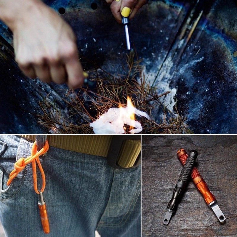 户外随身便捷野营装备求生应急生火打火石防水棒迷你多功能打火器,淘宝优惠券,粉丝福利购,淘宝优惠卷