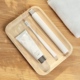 Маленький портативный комплект для путешествий, маленькая зубная щетка, коробка для хранения