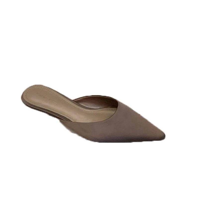 尖头名媛外穿时尚穆勒鞋高级感名媛御姐不累脚猫跟高跟鞋女凉拖鞋,淘宝优惠券,粉丝福利购,淘宝优惠卷