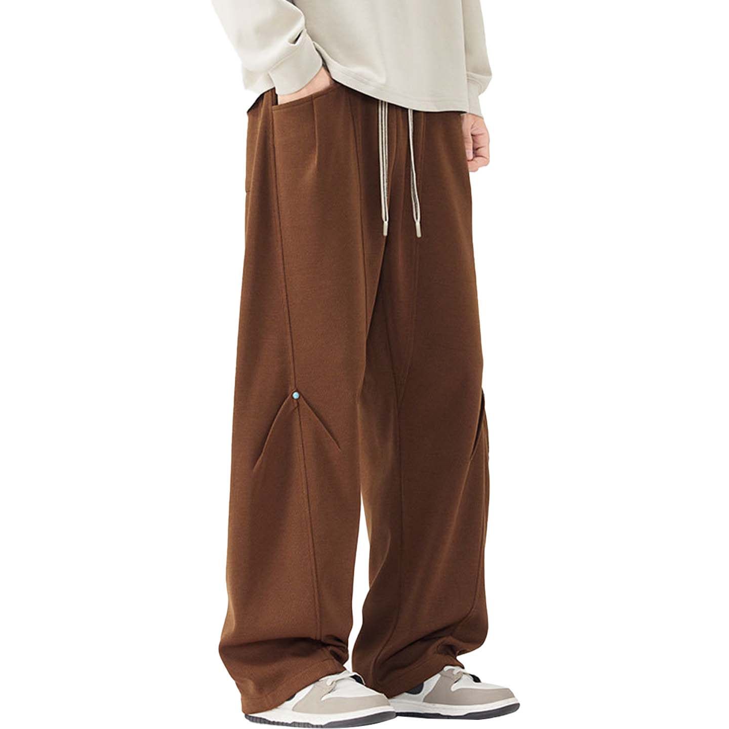 胖哥大码春秋百搭休闲裤男宽松高街潮牌痞帅直筒阔腿运动休闲裤男,淘宝优惠券,粉丝福利购,淘宝优惠卷