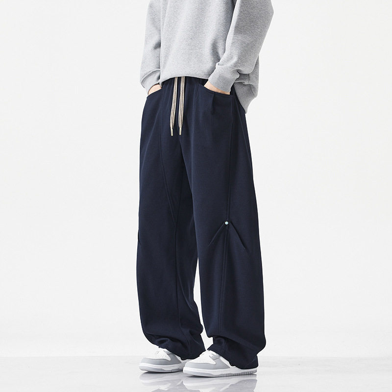 胖哥大码春秋百搭休闲裤男宽松高街潮牌痞帅直筒阔腿运动休闲裤男,淘宝优惠券,粉丝福利购,淘宝优惠卷