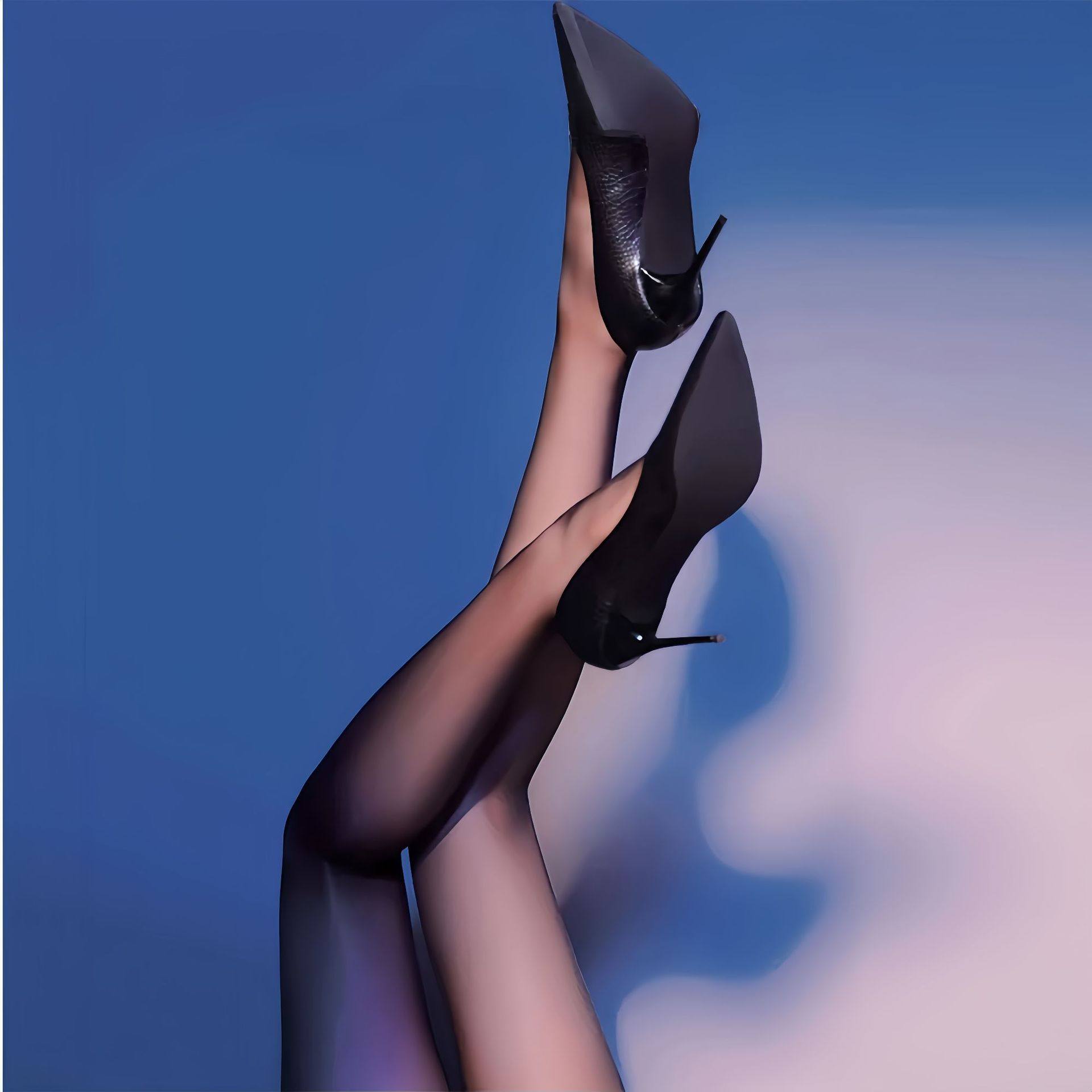 涞觅「丝滑0.01」高腰无缝丝袜女薄款夏季性感透明大码黑丝连裤袜,淘宝优惠券,粉丝福利购,淘宝优惠卷