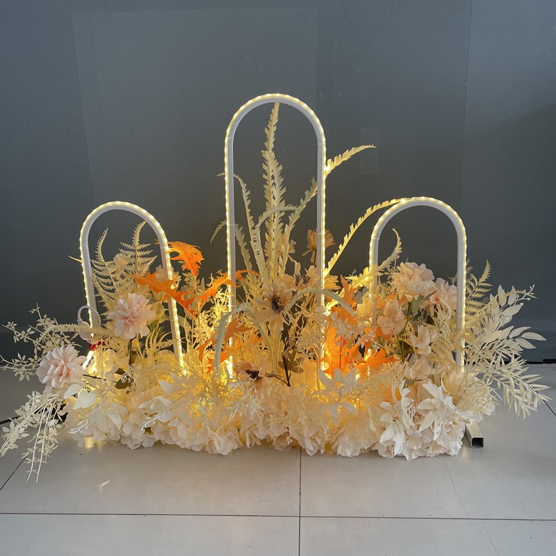 新款婚礼爱的N次方婚庆道具发光路引N次方路引欧式婚庆花排装饰 - 图0