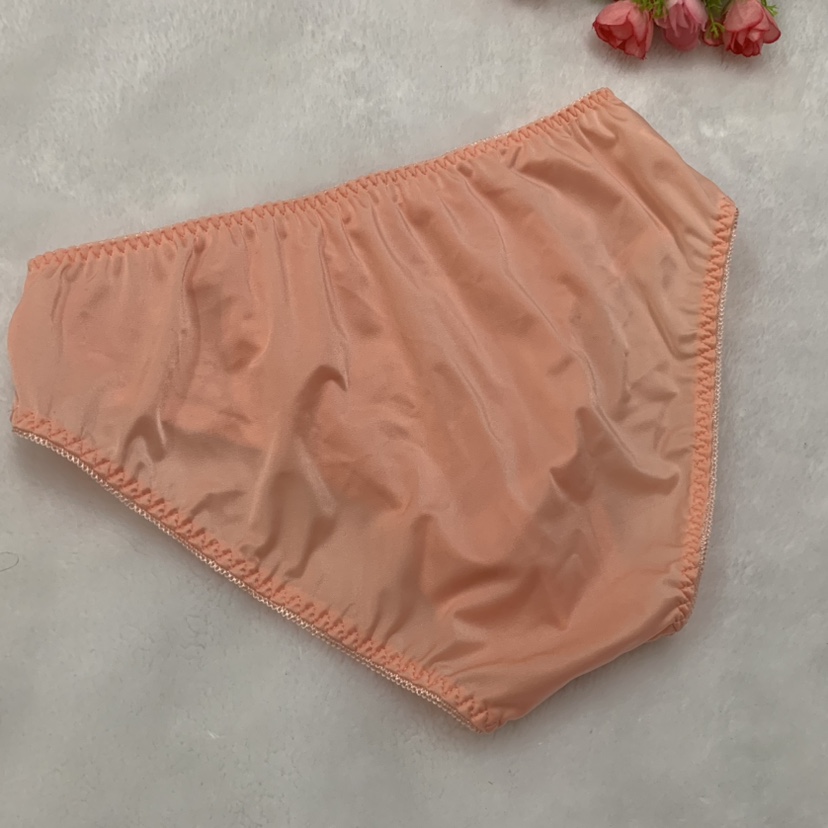 新潮男士薄纱透视可爱丝滑丝绸弹力面料男款日常凹凸性感变装内裤 - 图1