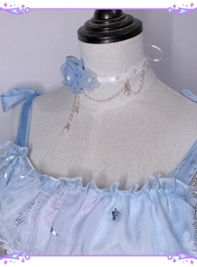 珍珠项链少女珍珠吊坠