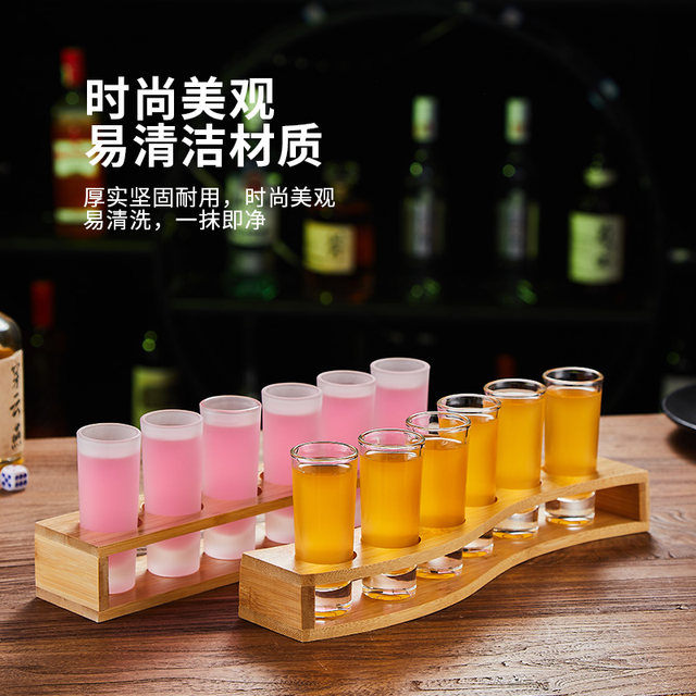 Glass Bullet Cup Set Wonton Cup Cocktail Glass