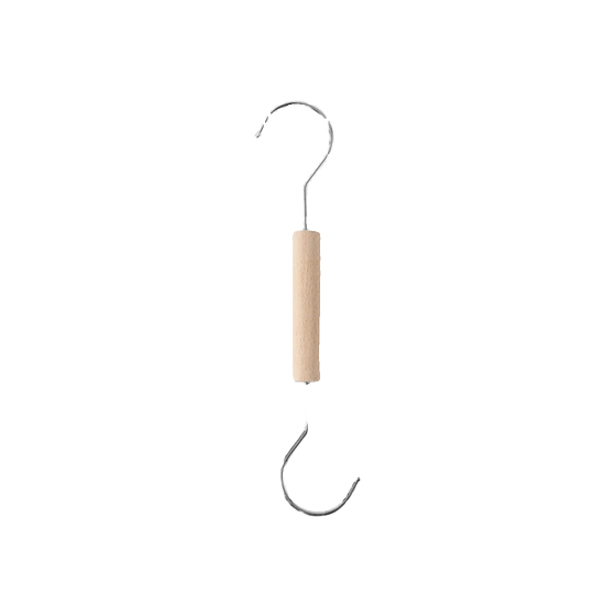 Solid wood hanger s hook display display props ring