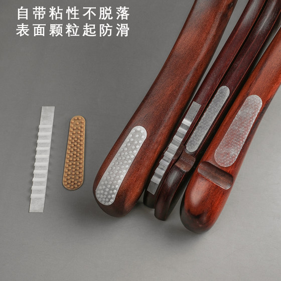 Non-slip transparent silicone plastic clothes hanger for clothing store