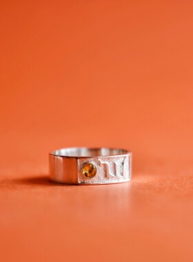 姜央黄财神心咒种子字黄水晶