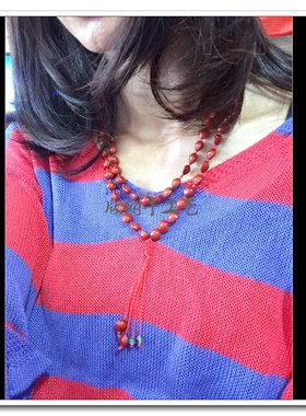 红豆佳品超长款项链情人节礼物