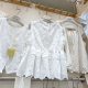 ພາກຮຽນ spring ແລະ summer ແບບເກົາຫຼີ embroidered lace vest ruffle