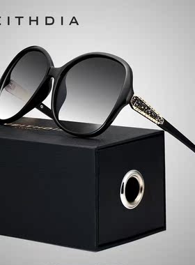 品牌女士偏光太阳镜方形