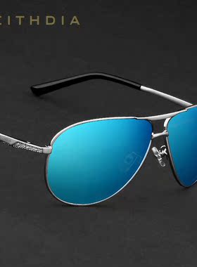 Veithdia/威斯．蒂亚 男士太阳镜大框蛤蟆镜彩色眼镜可定制近视镜